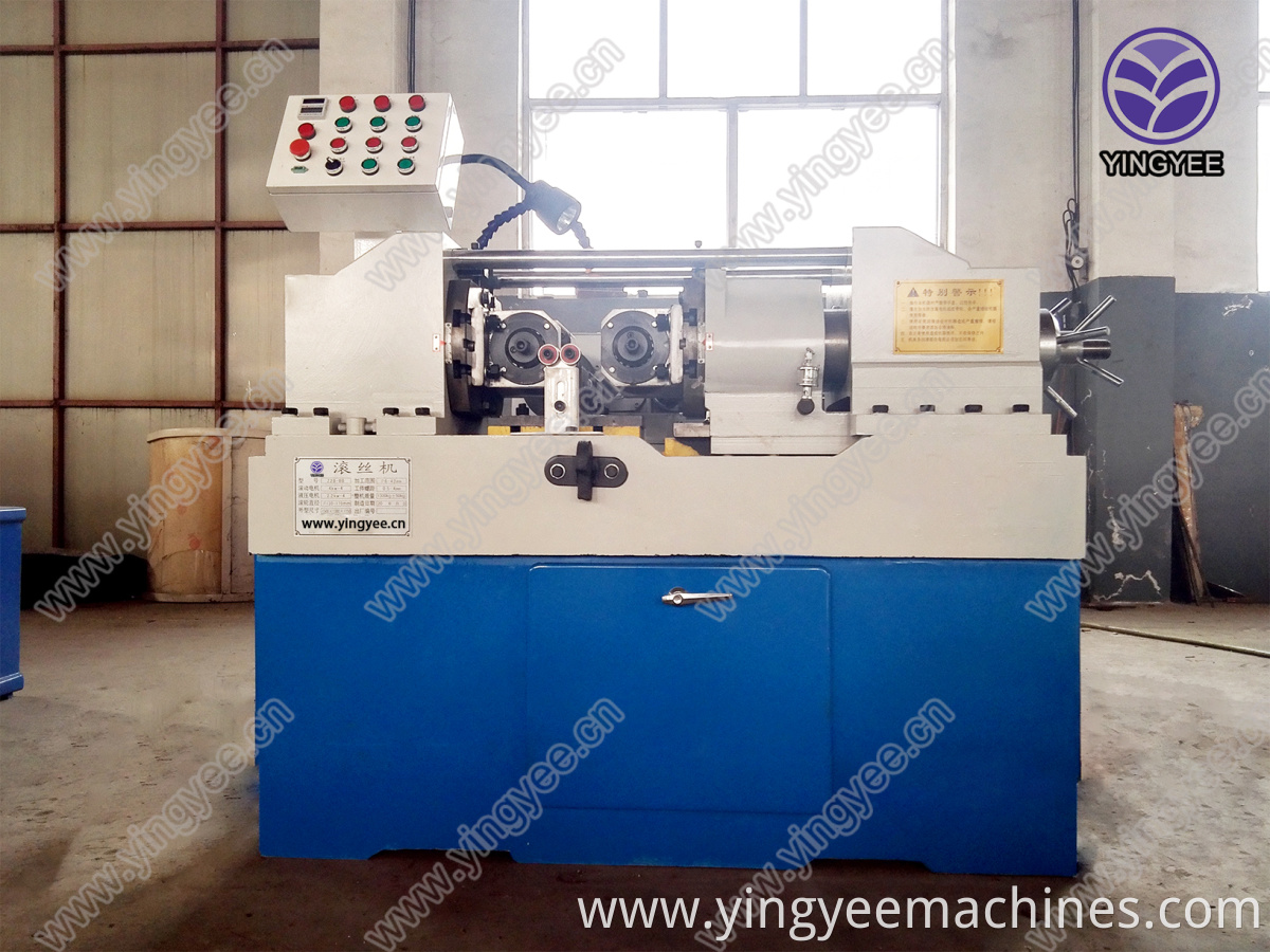 High speed standard cold used making steel bar rod threading rolling machine